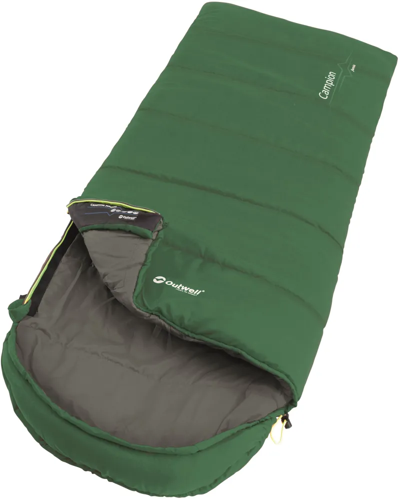 Outwell Campion Junior Sleeping Bag - Green-1